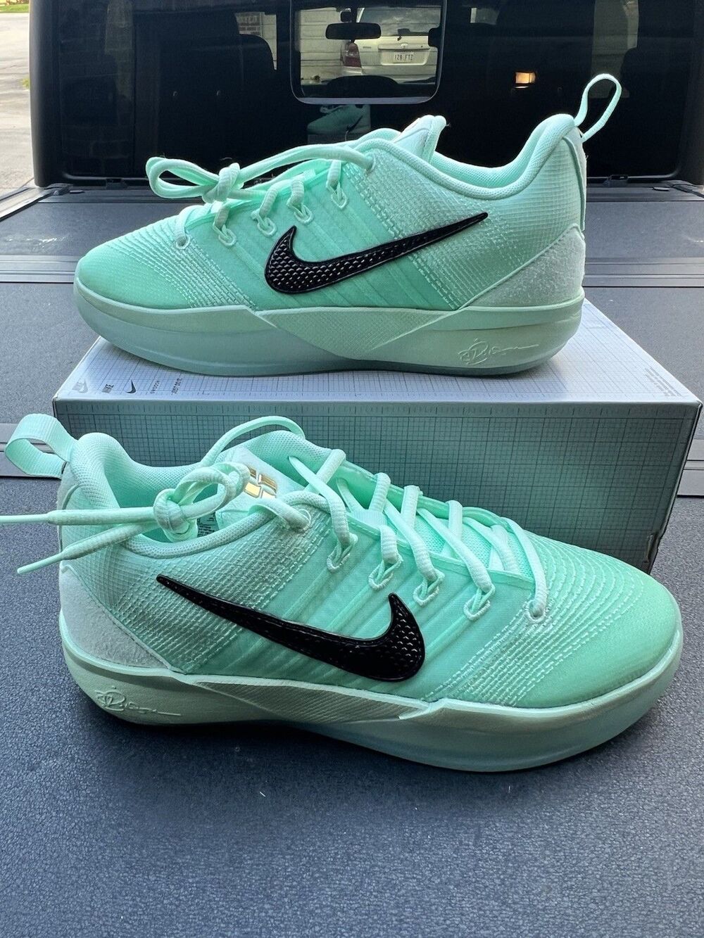 Nike Sabrina 3 'Statue of Liberty' Mint Green Sneakers, Sze 7Y / 8.5W IB4785-300